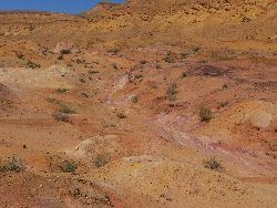 Coloured sands, big Makhtesh