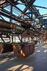 Hängebahn zur Hochofenbeschickung